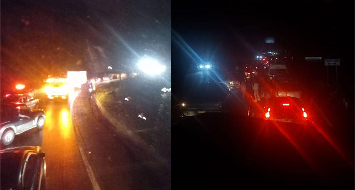 ¡URGENTES! La Ruta Interamericana colapsa tras varios derrumbes (Video)