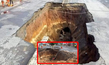 ¡URGENTE! Localizan caverna debajo de colector en el hundimiento de Villa Nueva