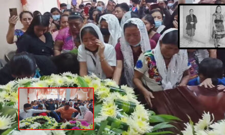 Familiares y miembros de la Iglesia le dan el último adiós a las dos víctimas del agujero en Villa Nueva (Video)
