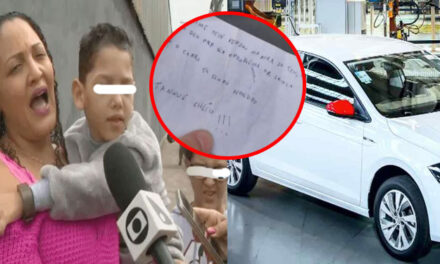 Ladrones devuelven el carro robado al descubrir que la dueña tenía un niño con discapacidad (Video)