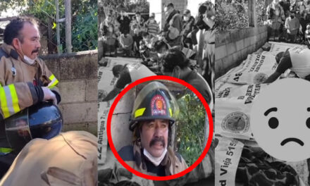 Bombero rompe el llanto tras la muerte de 12 personas en incendio (Video)