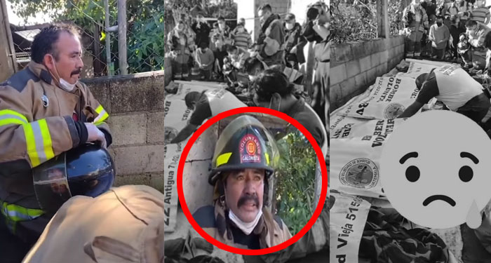 Bombero rompe el llanto tras la muerte de 12 personas en incendio (Video)