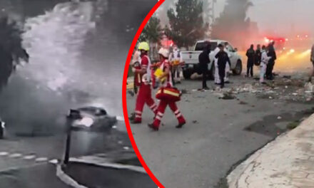 Cámara de seguridad captó el momento de una fuerte explosión de gas en una casa (Video)