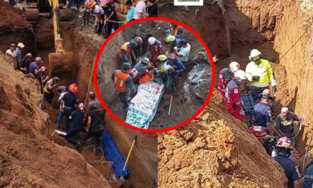 Bomberos fueron alertados tras quedarse tres personas soterradas en Coatepeque