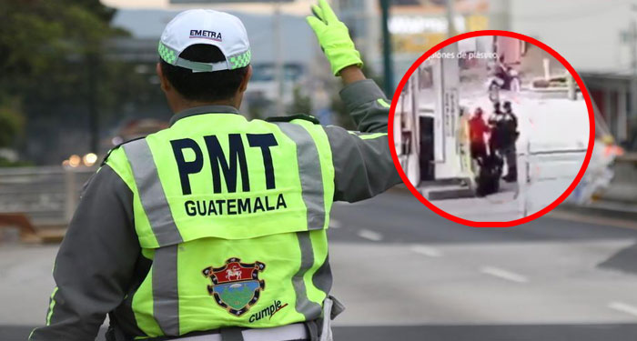 Agentes de la PMT son captados comprando gasolina con una tarjeta extraviada (Video)