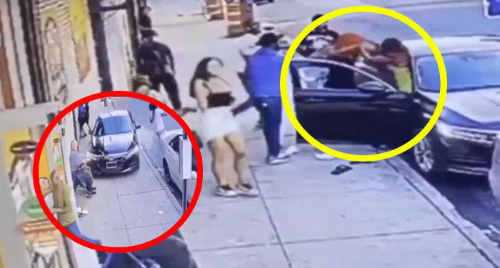 Fuerte pelea de dos mujeres por el amor de un hombre provoca la muerte de un anciano (Video)