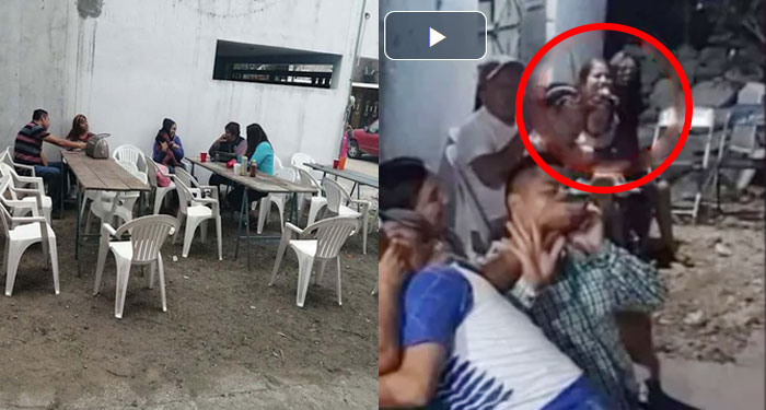Aseguran haber visto a un supuesto fantasma en una Baby Shower (Video)