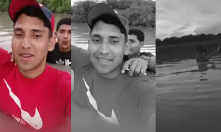 Migrantes graban video segundos antes de morir ahogados en el río Bravo