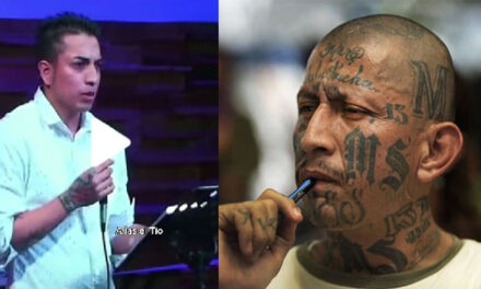Líder de la mara MS 13 confiesa sus crímenes en una Iglesia Evangélica (Video)