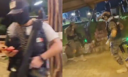 Cártel de Sinaloa hace tremendo baile luego de supuestamente matar a dos rivales (Video)