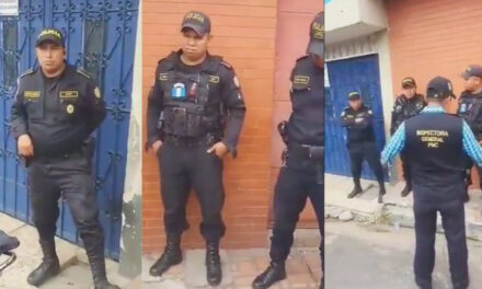 Piden la destitución de Policías que exigieron Q5 mil a hombres armados (Video)