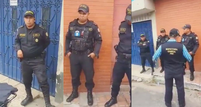 Piden la destitución de Policías que exigieron Q5 mil a hombres armados (Video)