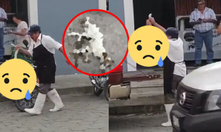 Momento en que carnicero le disparó a perro callejero por estar en su negocio (Video)
