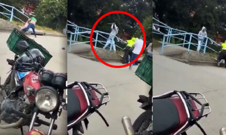 Momento en que joven fue asesinado de “UN PALAZO” frente a policías (Video)