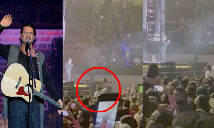 Momento en que mujer le pide matrimonio a Ricardo Arjona en pleno concierto (Video)