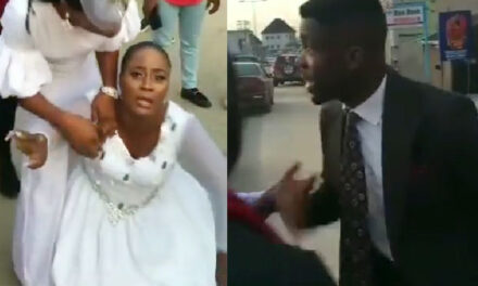 Hombre deja a su prometida en el altar al descubrir que tiene 4 hijos con el amante (Video)