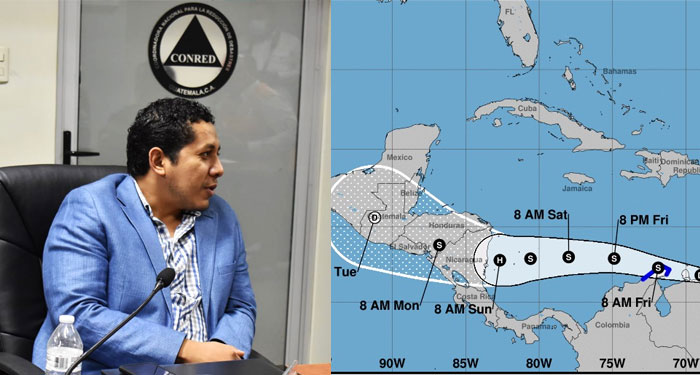 Insivumeh confirmó que el nuevo ciclón tropical entrará a Guatemala el próximo lunes (Video)