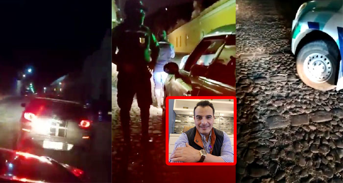 Alcalde de Jocotenango maneja bajo efectos de alcohol y amenaza a los agentes de la PNC (Video)