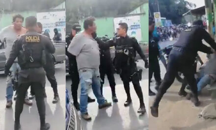 ¿Podrían ir a la cárcel? Buscan a agentes de la PNC que golpearon a un hombre