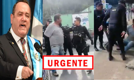 Giammattei se pronuncia tras la agresión de Policías a piloto en estado de ebriedad
