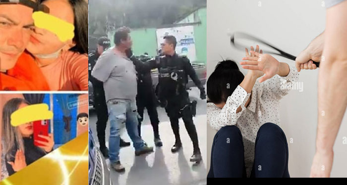 ¿Conviviente de Policía que golpeó a vendedor de Piña era abusada y tenía miedo a denunciarlo?