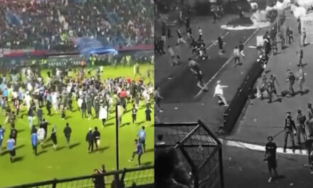 Enfrentamiento entre aficionados deja 127 muertos (Video)