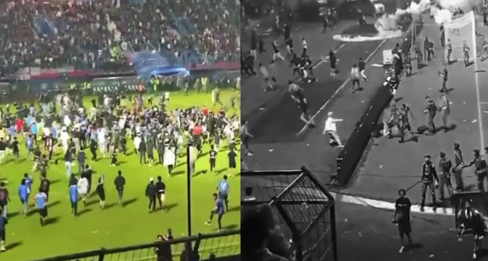 Enfrentamiento entre aficionados deja 127 muertos (Video)