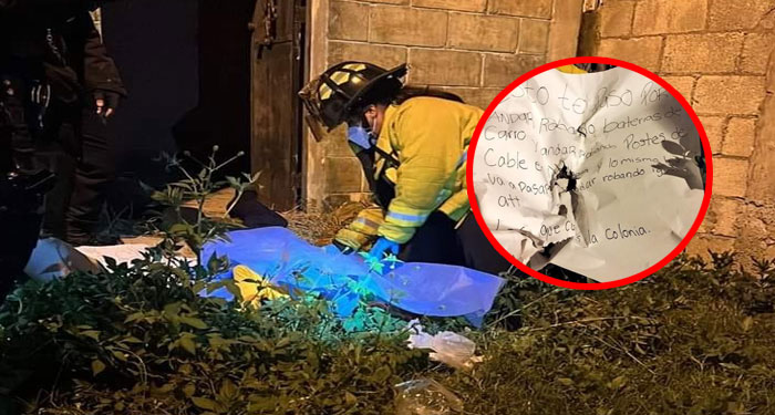 ¡URGENTE! Hombre es asesinado a balazos en la zona 18 y dejan una nota