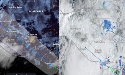 Tormenta Tropical “JULIA” se debilita y cambia su trayectoria a tocar suelo guatemalteco