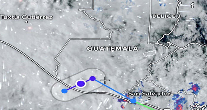 Tormenta Tropical “JULIA” cambia nuevamente su trayectoria