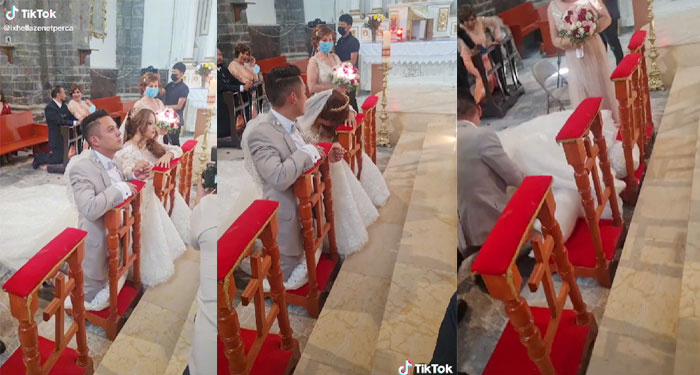 Novia sufre un infarto en pleno altar el día de su boda (Video)
