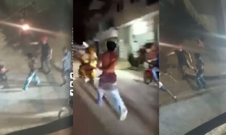 Ladrones son amarrados a una moto para ser arrastrados por pobladores (Video)