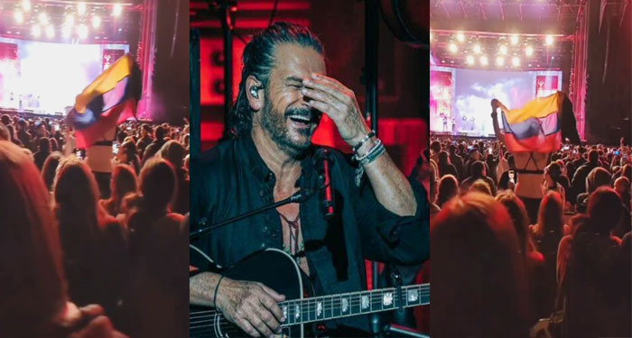 Mujer se quita la ropa en pleno concierto de Ricardo Arjona en Guatemala (Video)