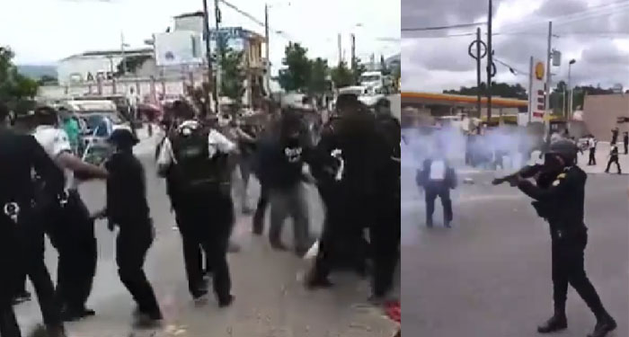 ¡URGENTE! Antimotines inician a liberar bloqueos y capturar a transportistas (Video)