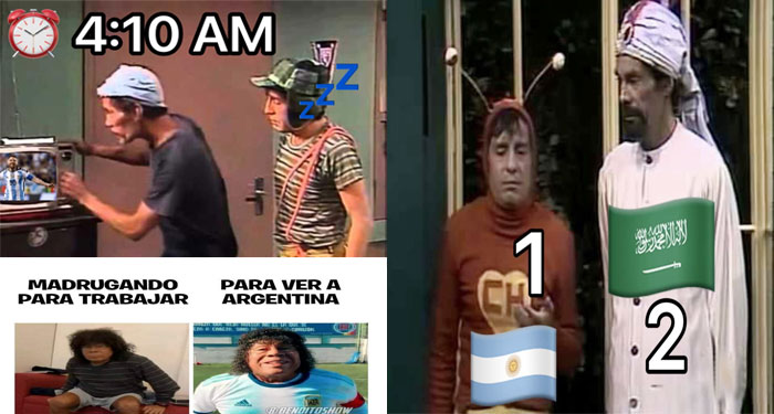 Los memes tras la derrota de Argentina contra Arabia Saudita