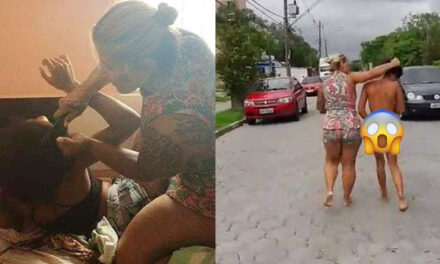Encuentra a su marido con la amante, le cortó el pelo y la paseó sin ropa por la calle