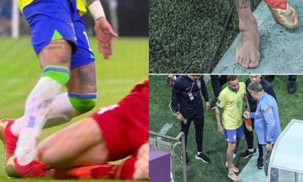 Médico brasileño confirma que Neymar tiene un esguince y podría perderse el próximo partido