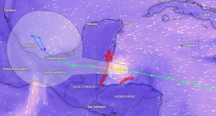 Huracán “LISA” se degrada a tormenta tropical y se va de Guatemala