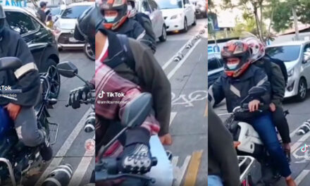 La primera advertencia de PMT a motoristas por invadir ciclovía en la zona 9 (Video)