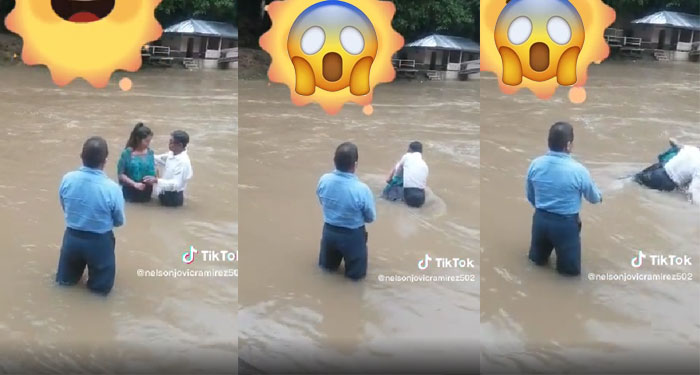 Momento en que pastor casi ahoga a una mujer cuando la bautiza (Video)
