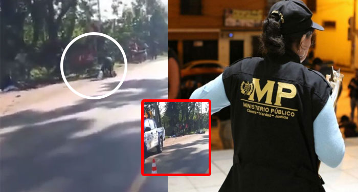 Momento en que Fiscal del MP se desploma en la escena de un crimen (Video)