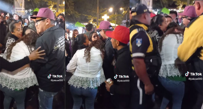 Dos mujeres se van a los golpes supuestamente por el amor de un hombre en plena fiesta (Video)