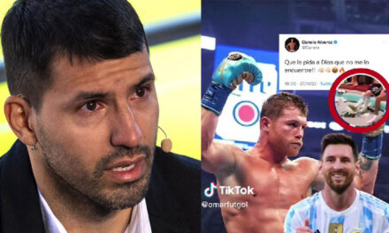 La fuerte respuesta del Kun Agüero tras las amenazas del Canelo Álvarez hacia Lionel Messi