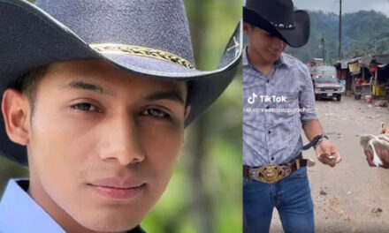 Sin fama y sin dinero Rancherito calibre 58 es captado comiendo en un mercado (Video)