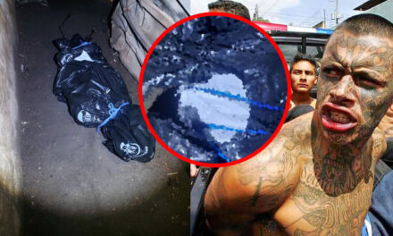 ¡URGENTE! Sicarios abandonan un cuerpo en bolsas y dejan una nota de advertencia