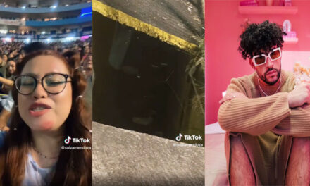 Mujer cae a tragante y casi pierde la vida por ir a conocer a Bad Bunny (Video)