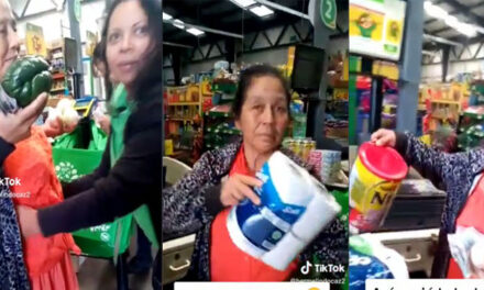 Mujer se hacía pasar por pobre para robar mercadería en un centro comercial (Video)