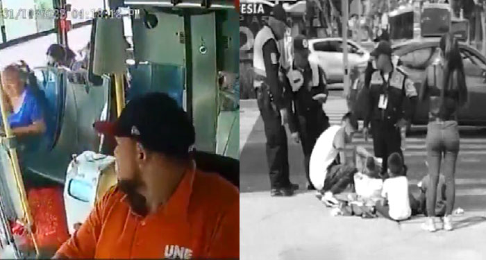Momento en que chofer se quedó dormido y le pasa las llantas encima a un peatón (Video)