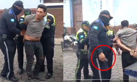 ¡URGENTE! Policías intimidan a vendedor ambulante con arma de electrochoques (Video)
