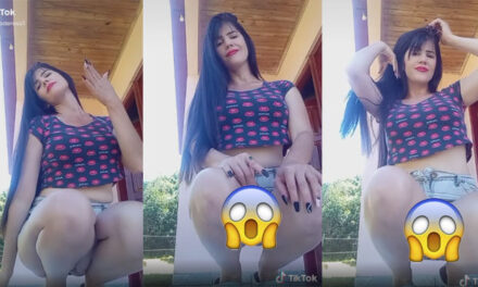 VIDEO: Momento en que mujer hace un baile para sus seguidores y enseña de más